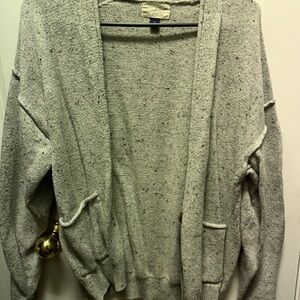Universal Thread Women's Speckled Gray Cardigan